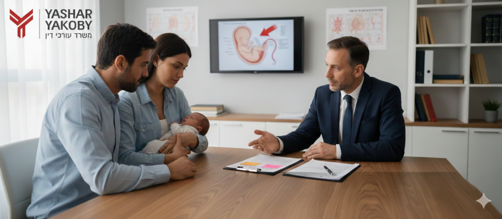 רשלנות רפואית בלידה עקב צניחת חבל הטבור: מדריך משפטי לנפגעים